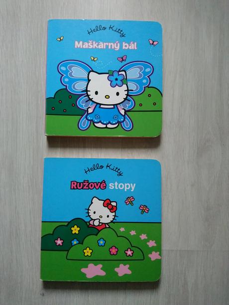 2 knižky hello kitty, 