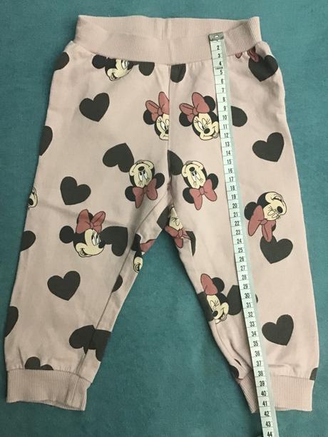 H&m teplaky s minie myškou, h&m,86