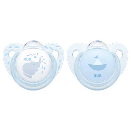 Nuk baby rose&blue silikónový cumlík chlapec 6-18m, nuk