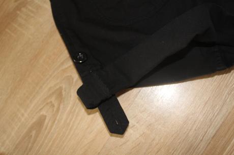 Čierne šortky, h&m,36