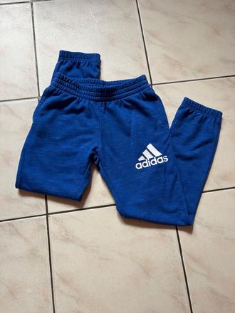 Adidas bavlnené tepláky minim.nosené, adidas,140