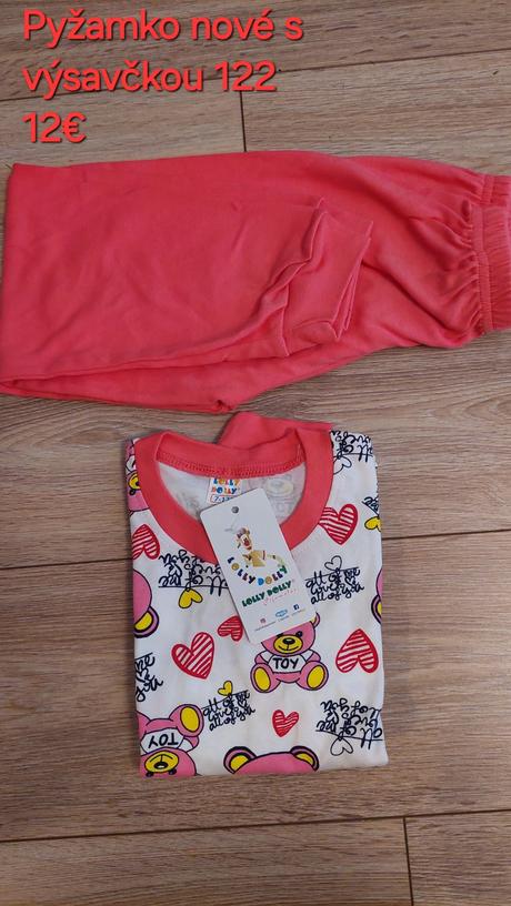 Pyžamká pre dievčatko 110-128, 122