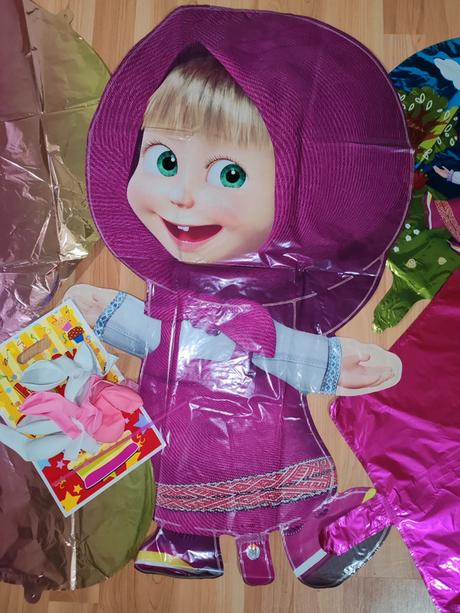 Balóny máša a medveď - až 15/16/17 kusov, 