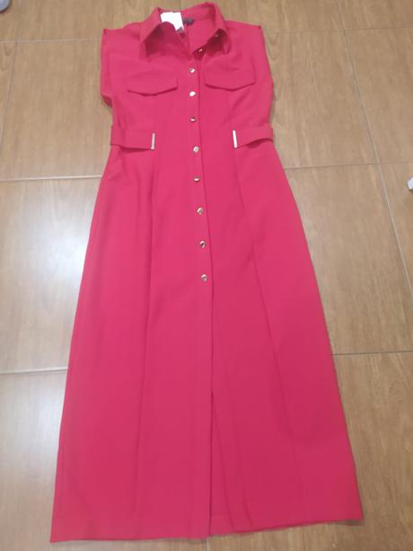 Košeľove maxi šaty, zara,l