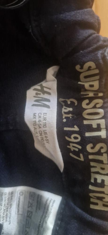 Hm strechove nohavice 110, h&m,110