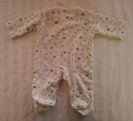 Biely overal listy, just too cute, 56 cm, just too cute,56