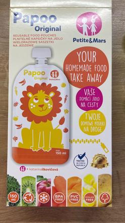 Naplniteľné kapsičky na kašu a výživu 4ks, 