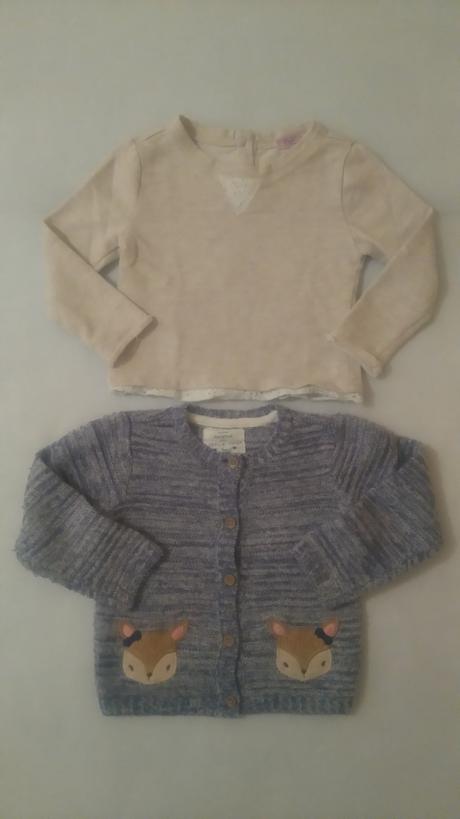 Dievčenský svetrík a tričko f&f, f&f,92
