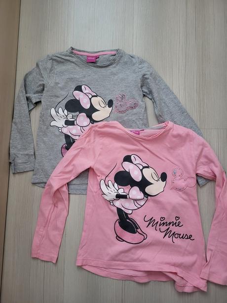 2x tričko minnie, disney,134