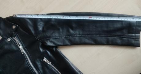 Štýlová koženková bundička, zara,134