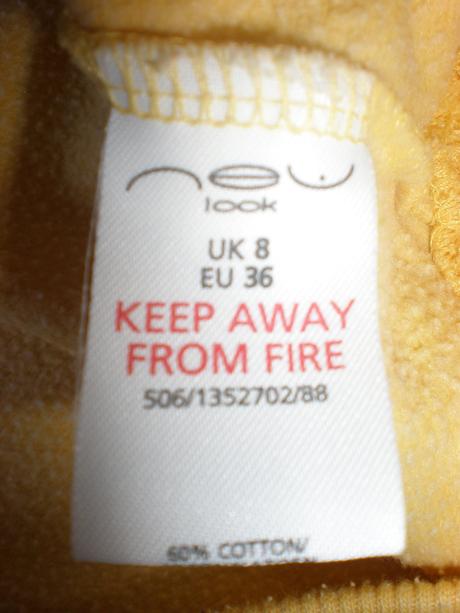 Žltá mikina, new look,36