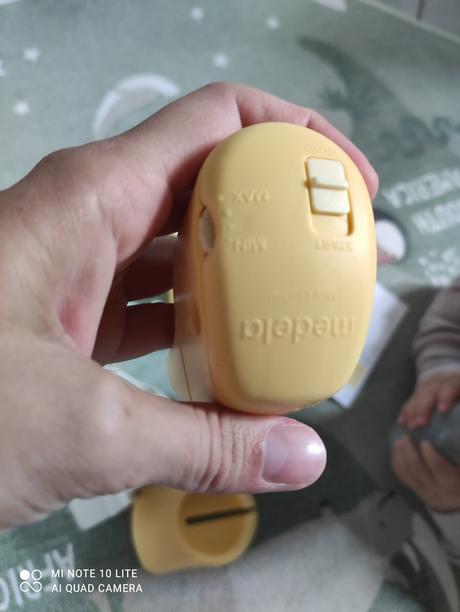 Elektrická odsávačka medela na batérie alebo adaér, 