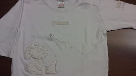 Biele tričko so zajkom,zn.next,vel.3-6mes., next,68