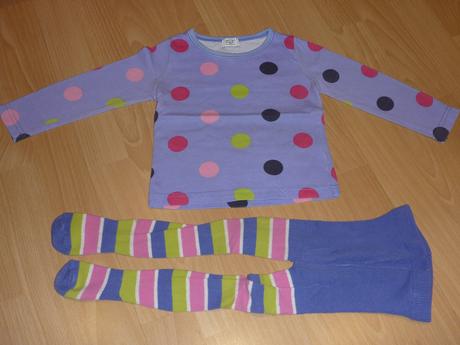 Guličkové tričko + pančušky grátis, f&f,80