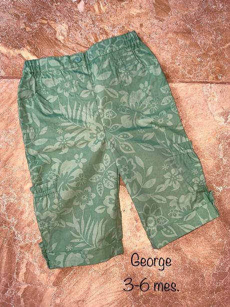 Zelene 3/4 kratasy 3-6 mes., george,68