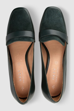 Zelené kožené topánky, next,41