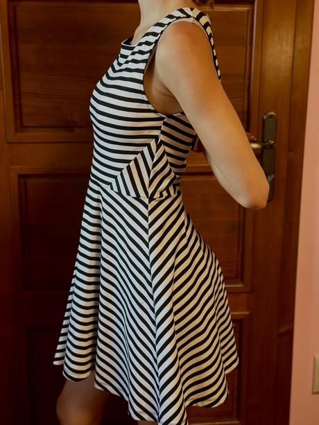 Šaty pruhované, h&m,s