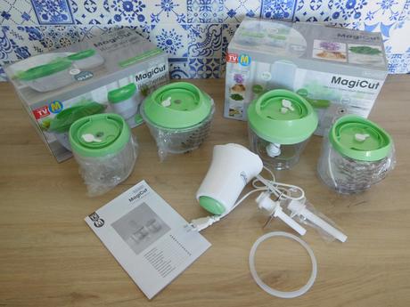 Livington magicut +2x zberná nádoba sklo-nový, 