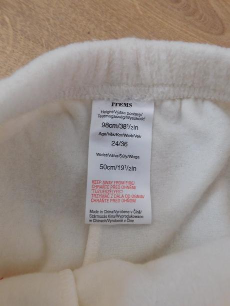 Flísové nohavice, items,98