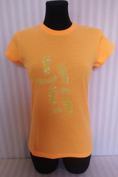 Dámsky oranžový top stand by me, jhk, m, m