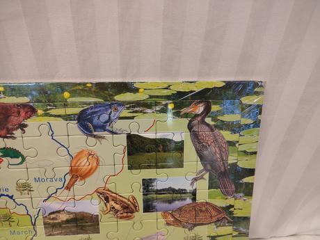 Zberateľ, puzzle neca 2006, dunajské luhy, v fólii, 