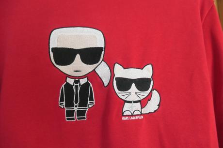 Karl lagerfel original damska mikina l, l