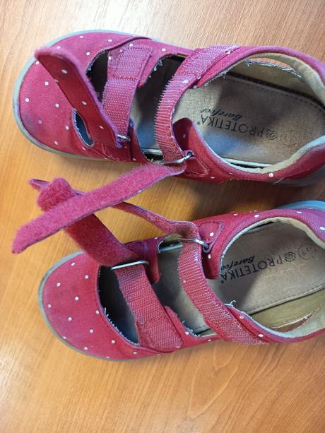 Barefoot sandalky protetika tafi red , vd 19,5 cm, protetika,31