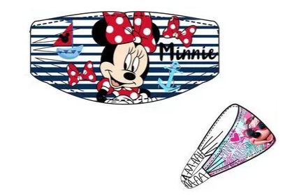 Šatka do vlasov minie pásik, disney