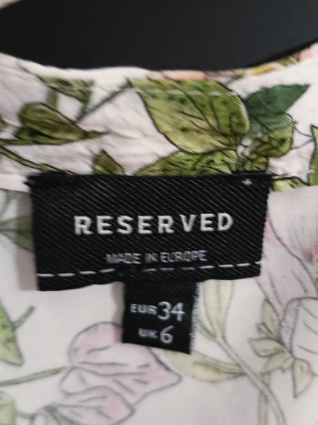 Tenká kvietkovaná blúzka reserved, reserved,xs