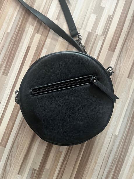 Čierna večerna okrúhla kabelka, 