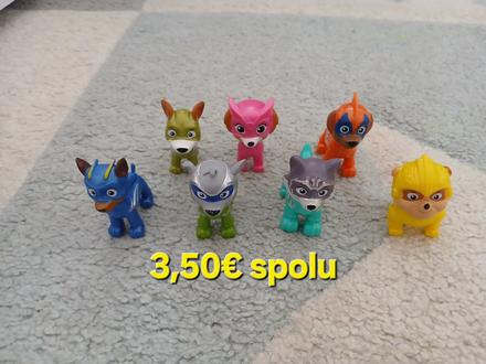 Figurky rozne labkova patrola - paw patrol,