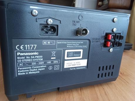 Hi-fi panasonic sa-pm250, panasonic