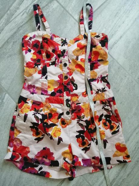 Krásny elastický kvet. overal lindex, v40, bavlna, lindex,40