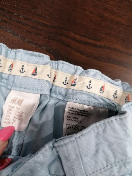 Letné nohavice, h&m,92
