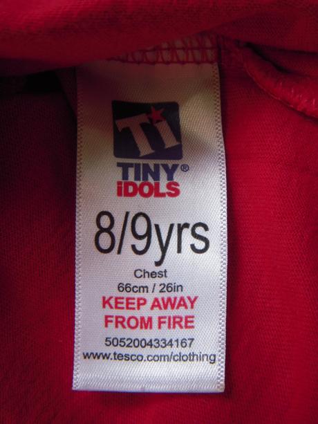 Futbalové tričko, tesco,134