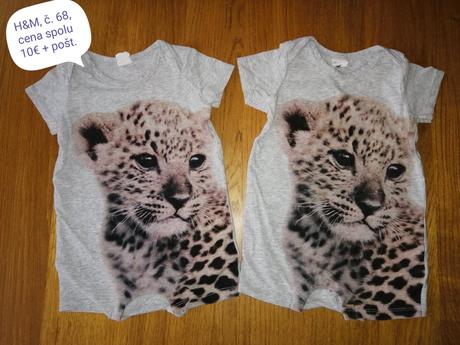 2 x opaľovačky h&m č. 68, 68