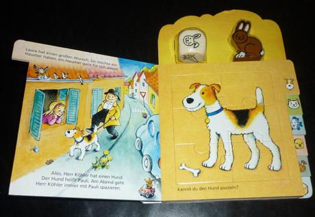 Zvieratko pre lauru - 3v1 -leporelo puzzle hra, 