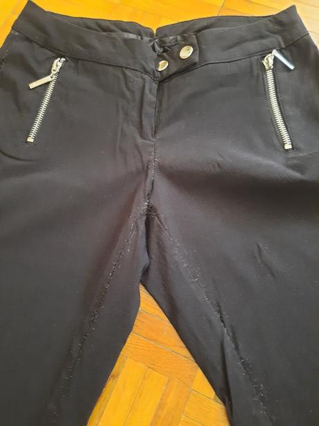 Dámske elastické nohavice, s