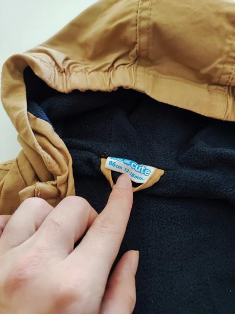 Bunda zateplena flisom, pepco,86