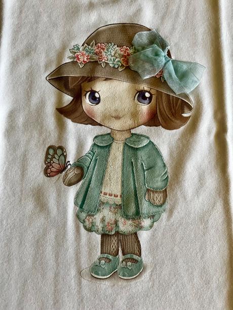 Tričko s dievčatkom s 3d mašľou 122/128, mayoral,122