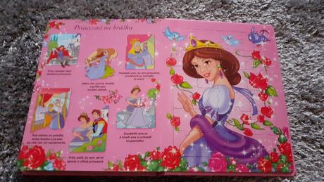 Knižka princezné- puzzle, 