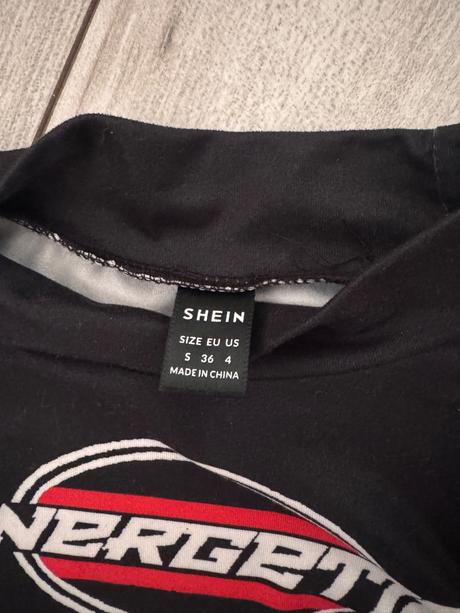 Čierno červené šaty shein, s