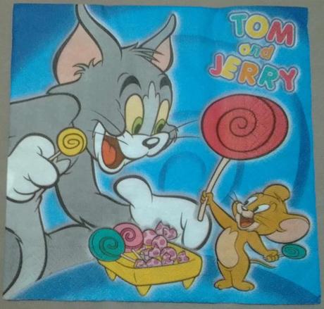 Servítka tom a jerry 4ks (s350), 