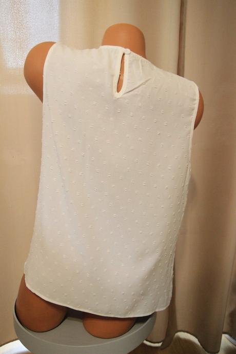 Elegantný biely top, l, l