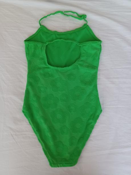 Dievčenské celé plavky s kvietkami, reserved,122 / 128 / 134 / 140