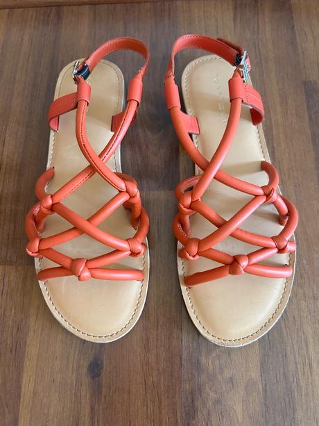 Celokožené sandalky zn.tommy hilfiger č.40, tommy hilfiger,40