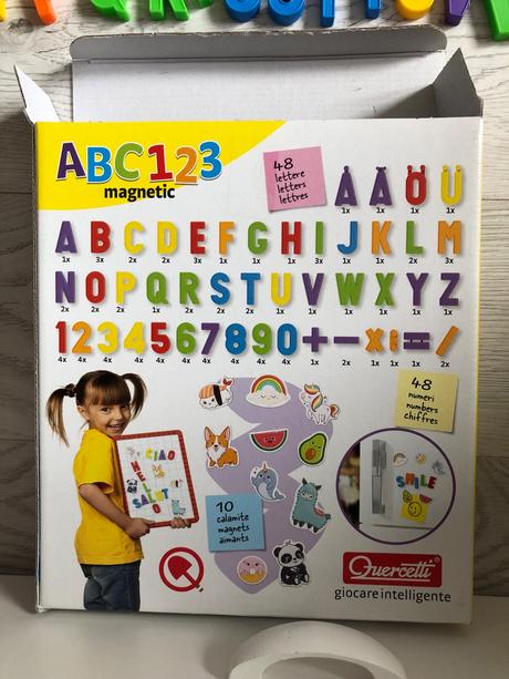 Magneticka abeceda a čísla, 