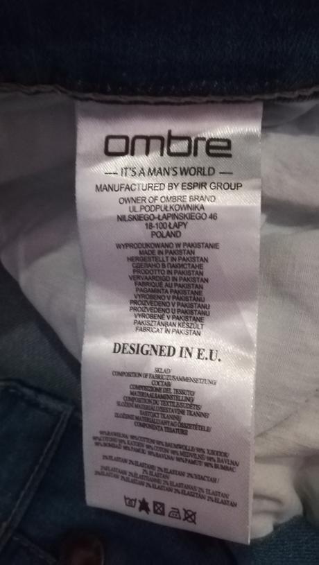 Riflové kraťasy ombre, s