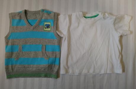 Chlapčenská vesta a tričko, marks & spencer, marks & spencer,74