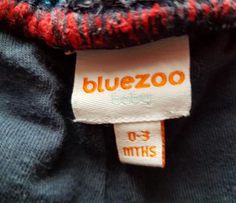 Rifľové zateplené nohavice pre novorodenca, bluezoo,56